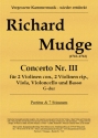 Concerto Nr. III fr 2 Violinen con. 2 Violinen rip.,Viola, Violoncello und Basso