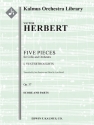 Five Pieces  for Cello and Orchestra score and parts