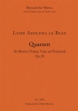 Quartett op. 28   fr Klavier, Violine, Viola und Violoncello Partitur und Stimmen