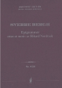 Epigrammer etter et motiv av Rikard Nordraak, String Quartet no. 2 (first print, score & parts) String Orchestra / String Chamber Music Set Score & Parts