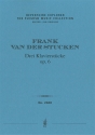 Three Pieces for Piano Op. 6 The Flemish Music Collection Performance Score