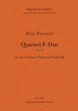 Quartet for two violins, viola and violoncello in F major op.25 (Set score & parts) String Instrument(s) Set Score & Parts