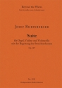 Suite for organ, solo violin and solo violoncello & string orchestra Op. 149 ( full score & 8 parts) Strings with piano Full score, Solo Violin, Solo Violincello & 5 string parts