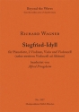 Siegfried Idyll for piano, 2 violins, viola and 2 violoncellos (Set piano score & 5 parts) Strings with piano Set Score & Parts