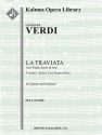 La Traviata Finale, Scena ed Aria Sop Sc Scores