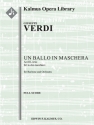 Un Ballo in Maschera III Aria (bari sc) Scores