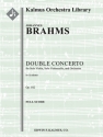 Double Concerto Violin Cello (f/o sc) Scores