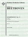 Symphony No 9 in D minor (f/o) Scores