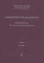 Ophelia Scene for mezzo soprano and piano (Performance score / first print) Chamber Music with Piano Performance Score