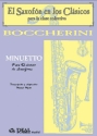 Luigi Boccherini, Minuetto para Quinteto de Saxofones Saxophone Buch