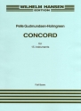 Pelle Gudmundsen-Holmgreen, Concord Chamber Ensemble Partitur