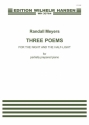 Randall Meyers, Three Poems - For The Night and The Half-Light Klavier Buch