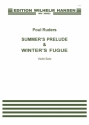 Poul Ruders, Summer's Prelude And Winter's Fugue Violin Buch