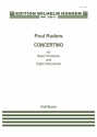 Poul Ruders, Concertino Bassposaune und Ensemble Partitur