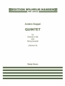 Quintet (Version B) for clarinet in Bb (or alto sax in Eb) and string quartet score