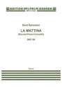 Bent Srensen, La Mattina Piano and Chamber Ensemble Partitur