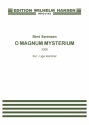 Bent Srensen, O Magnum Mysterium Women's Choir [SSAA] Klavierauszug