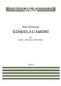 Bent Srensen, Gondola L'Amore Violin, Viola and Cello Partitur