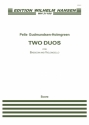 Pelle Gudmundsen-Holmgreen, Two Duos for Bassoon and Cello Bassoon and Cello Partitur