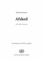 Afsked for mixed chorus a cappella score (dn)