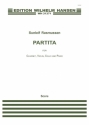 Sunleif Rasmussen, Partita Clarinet, Violin, Cello and Piano Partitur