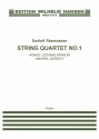 Sunleif Rasmussen, String Quartet No. 1 Streichquartett Partitur