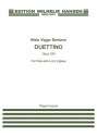 Niels Viggo Bentzon, Duettino Op. 343 Alto Flute and English Horn Partitur