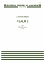 Antonio Bibalo, Pslam 8 SATB a Cappella Klavierauszug