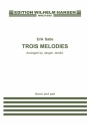 Trois Melodies for soprano, mixed chorus and oboe score and part (fr)