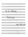 Niels Viggo Bentzon, Scherzo For Klaver Op. 218 Klavier Buch