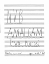 Niels Viggo Bentzon, Amalgam Op. 496 For 2 Pianos Piano Duet Buch