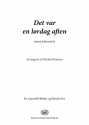 Det Var En Lrdag Aften Soprano Recorder and Mixed Choir [SATB] Klavierauszug