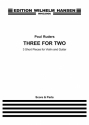 Poul Ruders, Three For Two Violin and Guitar Buch + Einzelstimme