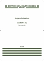 Asbjrn Schaathun, Lament (II) (Full Score) Piccolo, Clarinet, Vibraphone, Piano, Violin and Cello Partitur