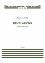 Maja S.K. Ratkje, Revelations (This Early Song) Voice, 2 Violins and Viola Buch