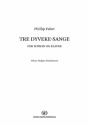 Phillip Faber, Tre Dyveke-Sange Soprano and Piano Book