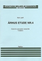 Bent Lylloff, Arhus Etude No. 04 For Percussion Percussion Quartet Partitur + Stimmen