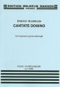 Dietrich Buxtehude, Cantate Domino Soprano and Bass Voice and Organ Partitur