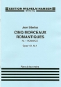 Jean Sibelius, Five Romantic Pieces Op.101 No.1- Romance Klavier Buch