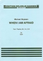 When I Am Afraid for female choir (SSA) a cappella choral score