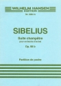 Jean Sibelius, Suite Champetre Op.98b Streichorchester Partitur