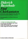 Dietrich Buxtehude, O Gott, Wir Danken Deiner Guet Mixed Choir [SATB], Violin and Cello Chorpartitur