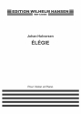 Johan Halvorsen, Elegie For Violin and Piano Violine und Klavier Partitur