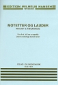 Motets From The 16th Century (Motetter Og Lauder) SATB Buch