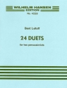 Bent Lylloff, 24 Duets For Percussion Percussion Buch