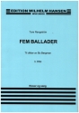 Pan from 5 Ballader for vocal and piano