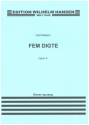 5 Digte op.4 for medium voice and piano (dn)