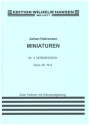 Miniaturen op.29 Nr.4 'Norwegisch' fr 2 Violinen und Klavier