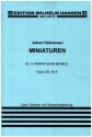 Miniaturen op.29 Nr.5 'Perpetuum Mobile' fr 2 Violinen und Klavier Partitur und Stimmen