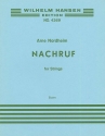 Arne Nordheim, Nachruf Streichensemble Partitur